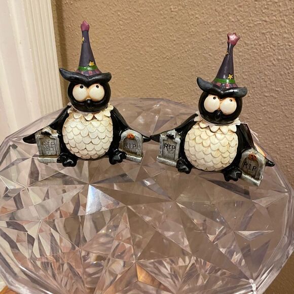 Owl Halloween Decoration Figures - Picture 1 of 12